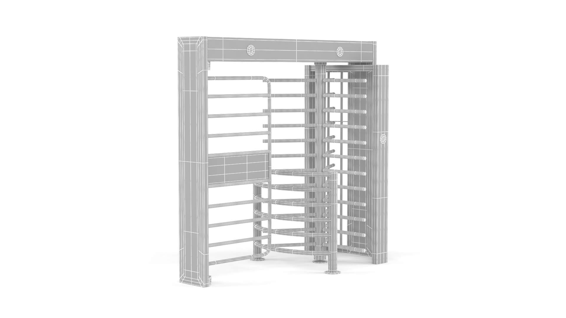 Turnstile Gate Collection 3D Model