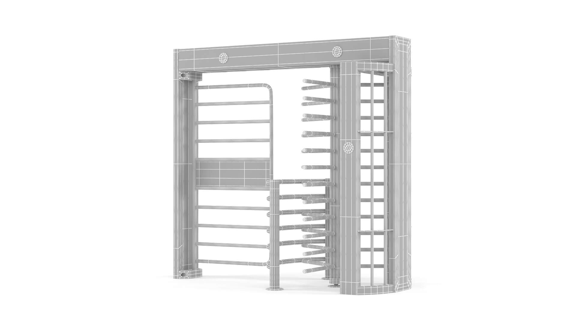 Turnstile Gate Collection 3D Model