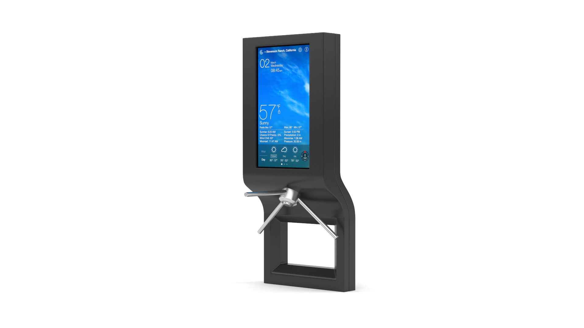 Turnstile Gate Collection 3D Model