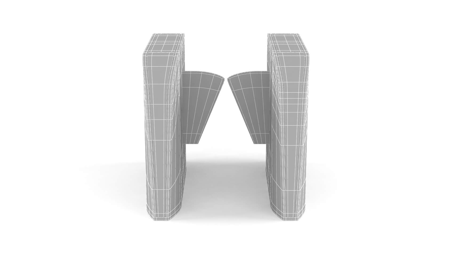 Turnstile Gate Collection 3D Model