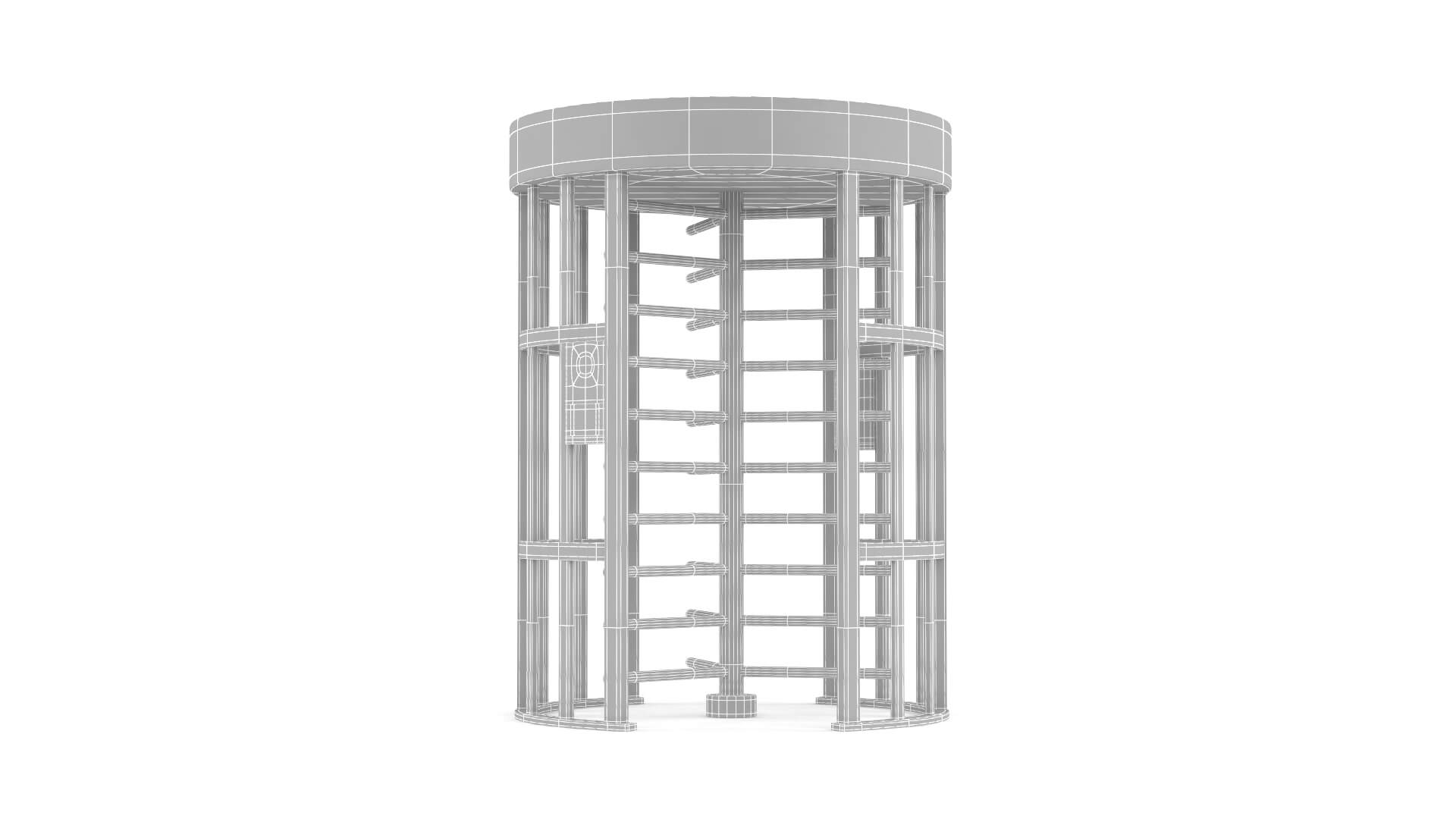 Turnstile Gate Collection 3D Model