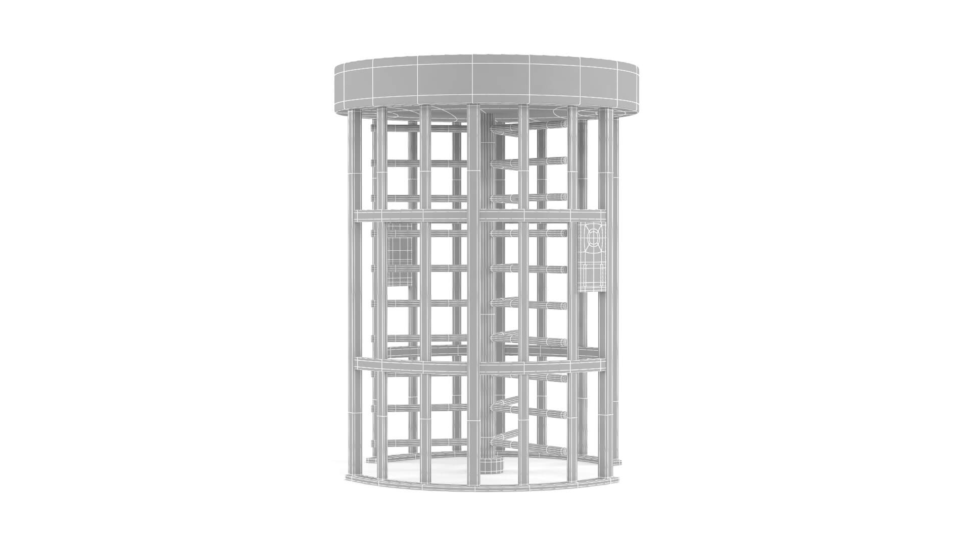 Turnstile Gate Collection 3D Model
