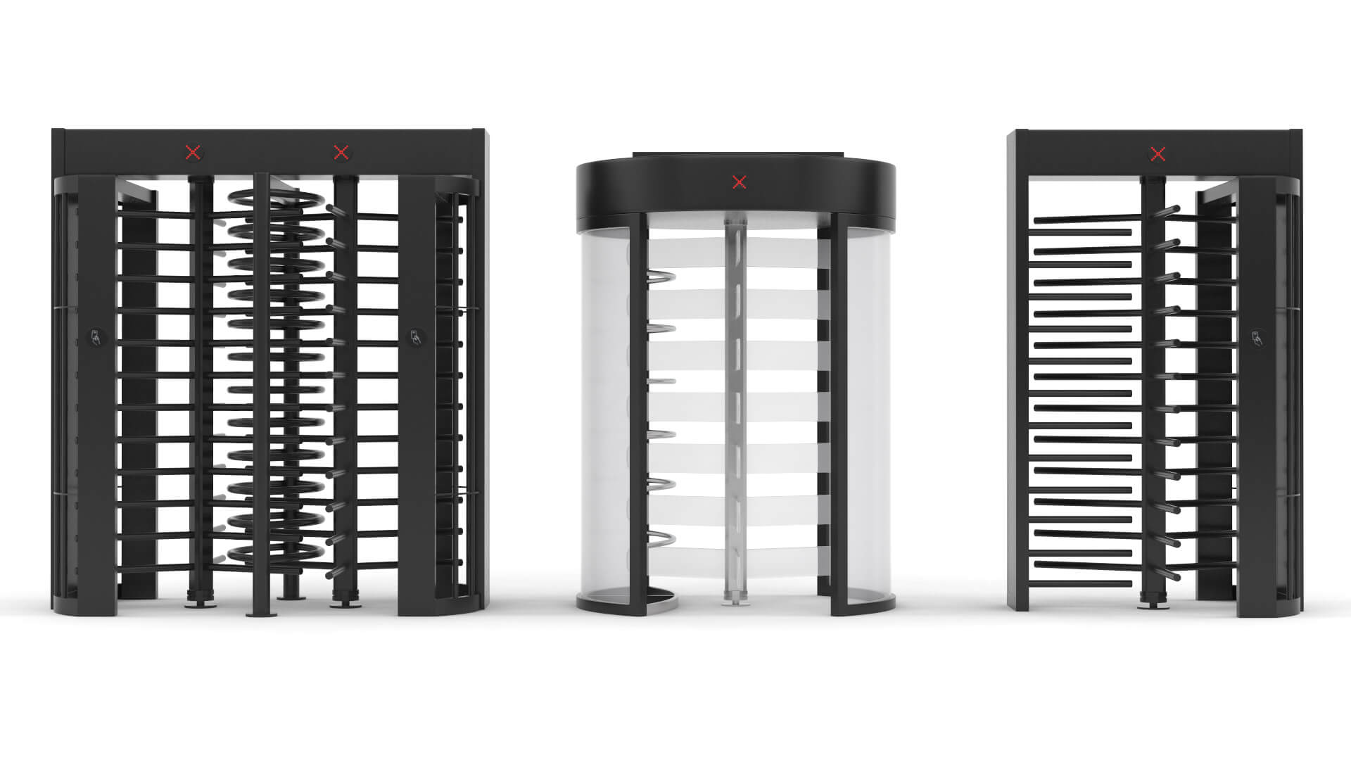 Turnstile Gate Collection 3D Model