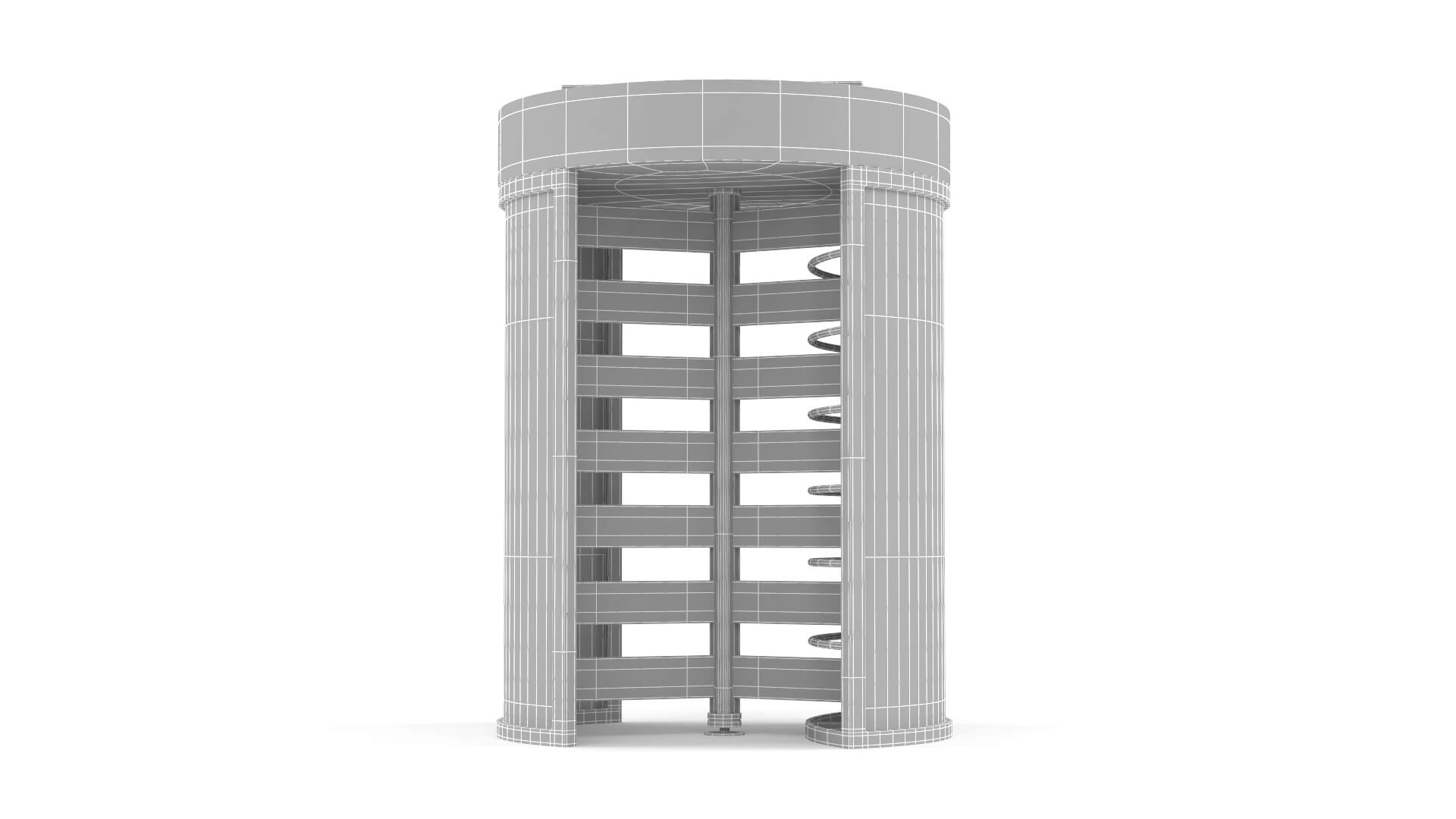 Turnstile Gate Collection 3D Model