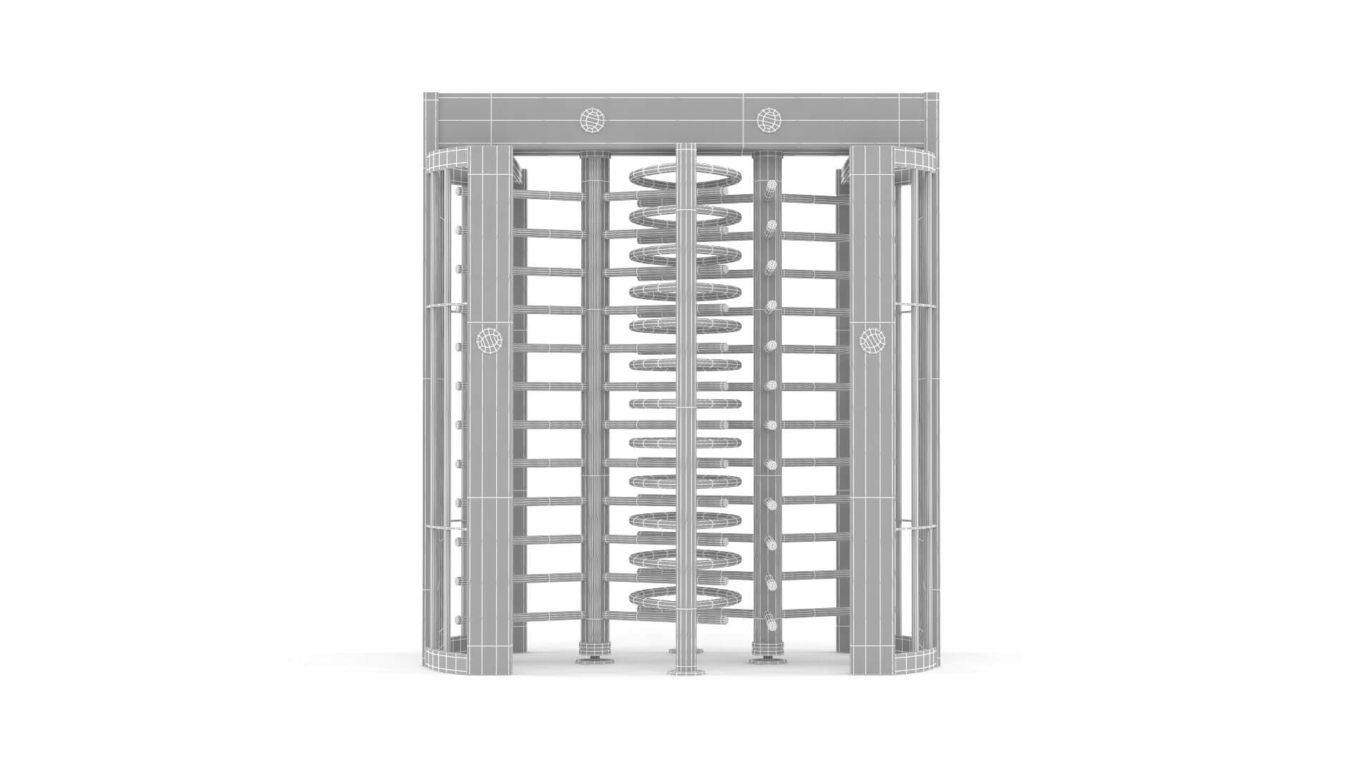 Turnstile Gate Collection 3D Model