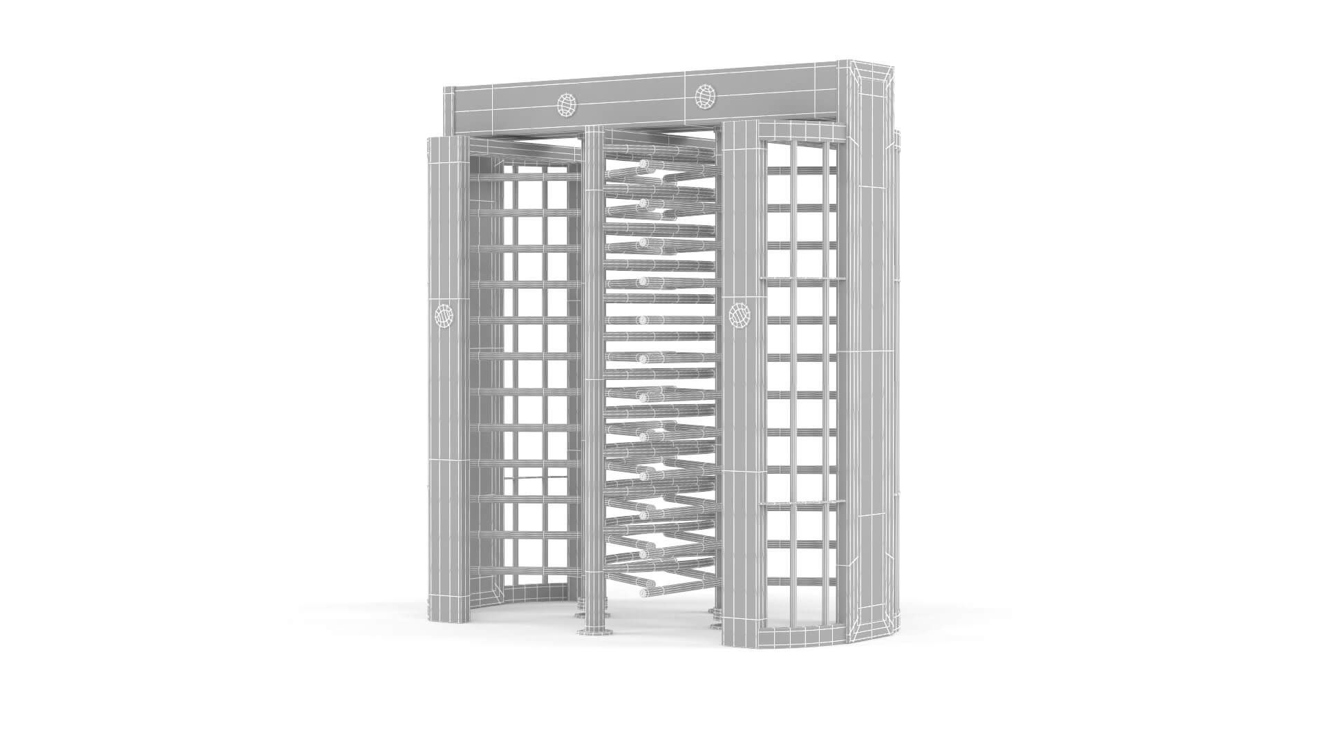 Turnstile Gate Collection 3D Model