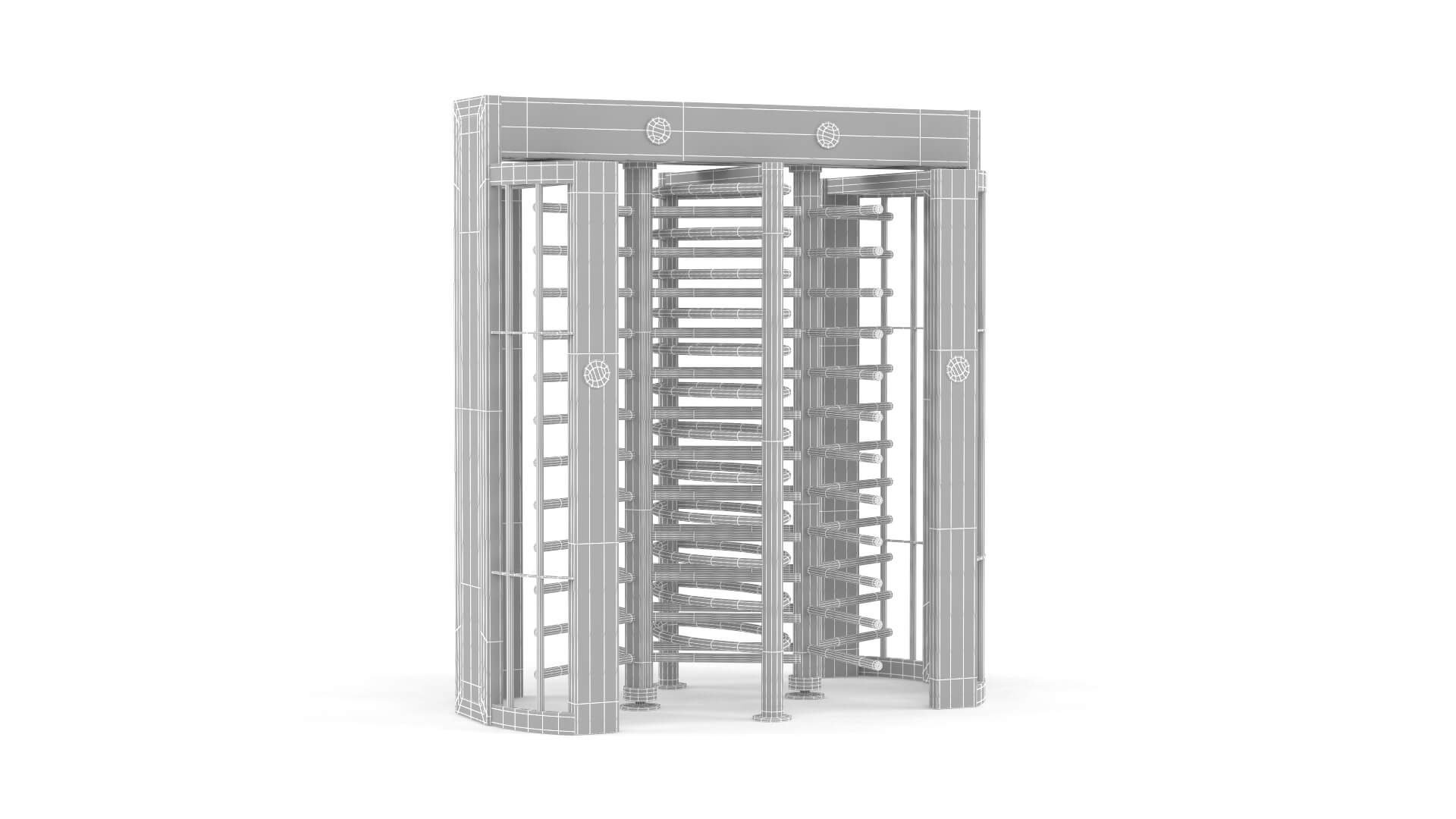 Turnstile Gate Collection 3D Model