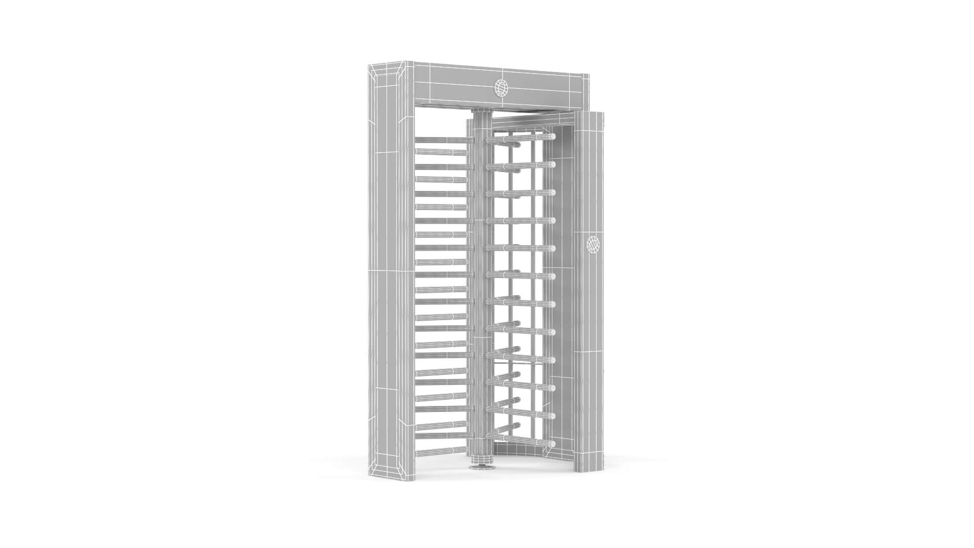 Turnstile Gate Collection 3D Model