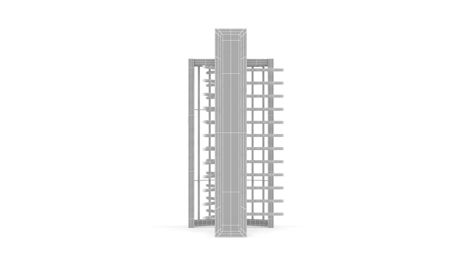 Turnstile Gate Collection 3D Model
