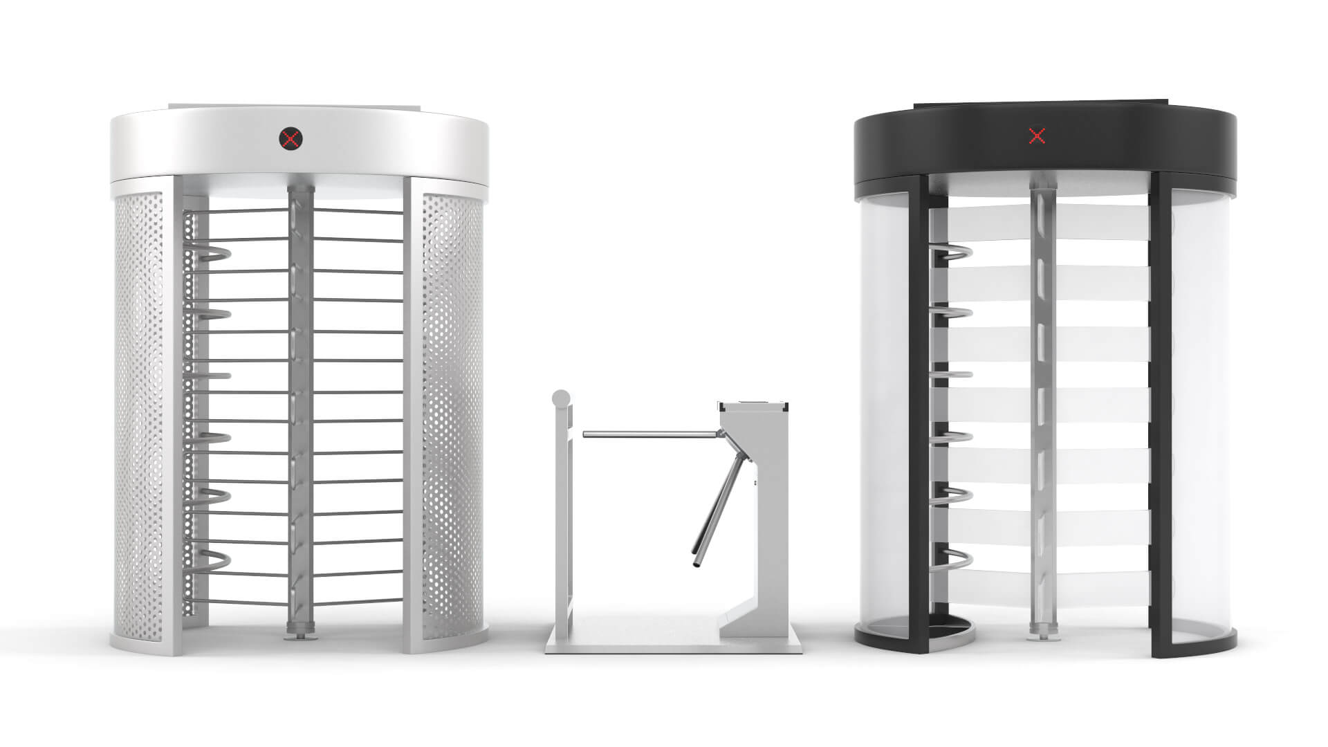 Turnstile Gate Collection 3D Model