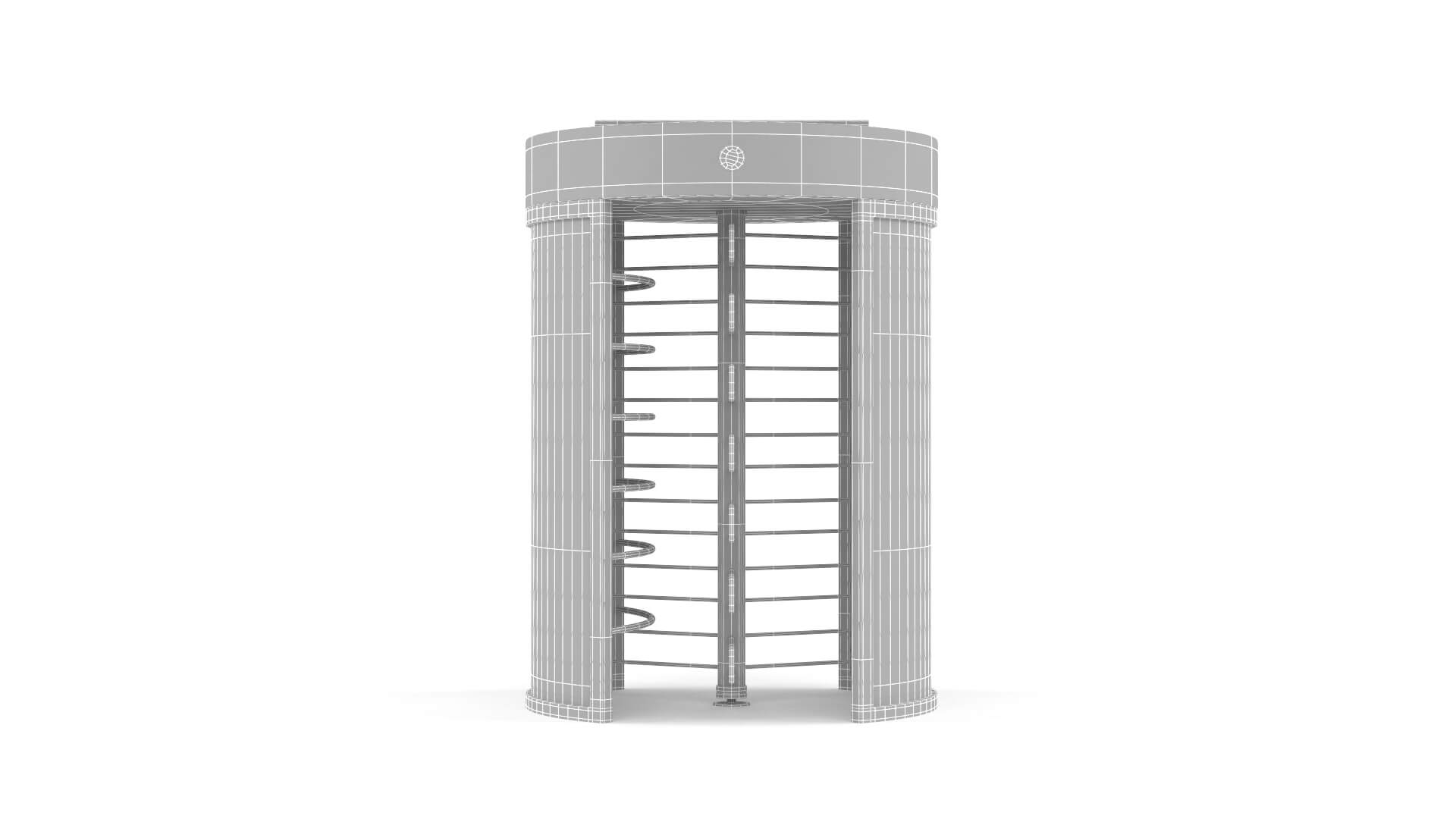 Turnstile Gate Collection 3D Model