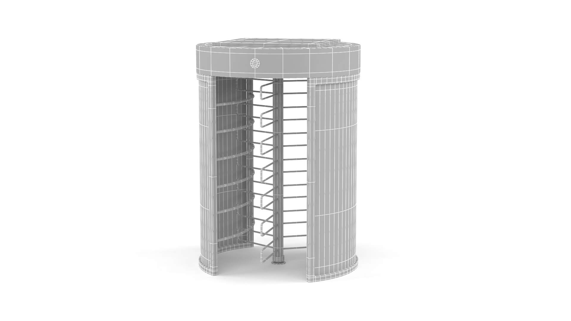 Turnstile Gate Collection 3D Model