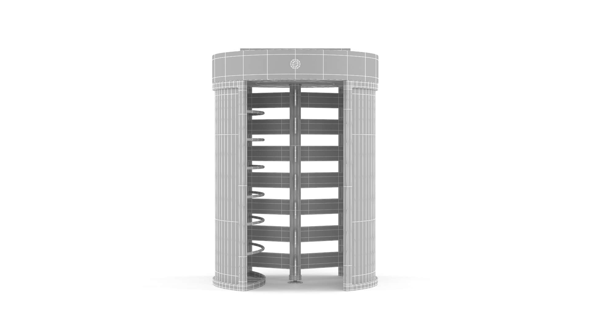 Turnstile Gate Collection 3D Model