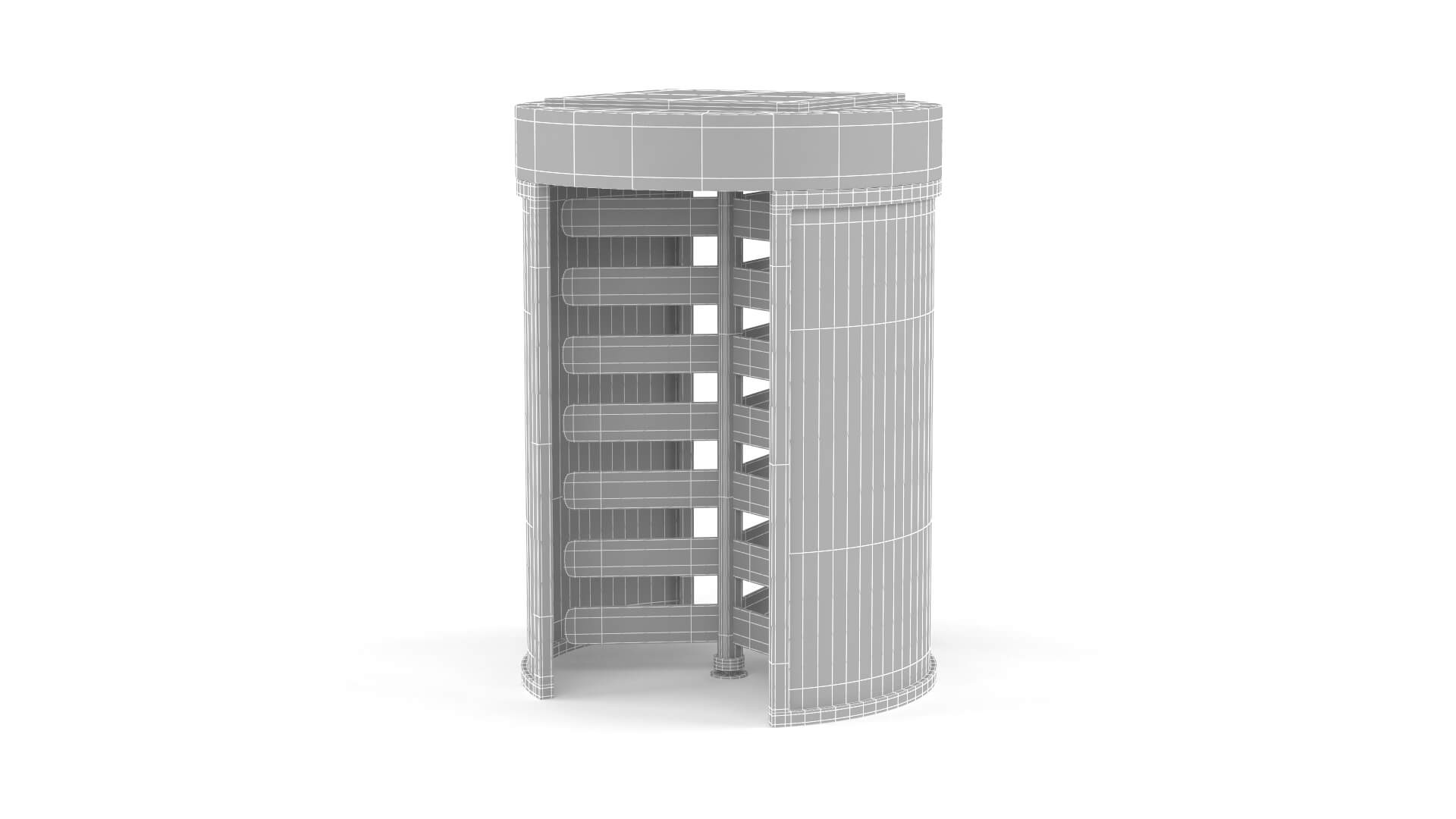 Turnstile Gate Collection 3D Model