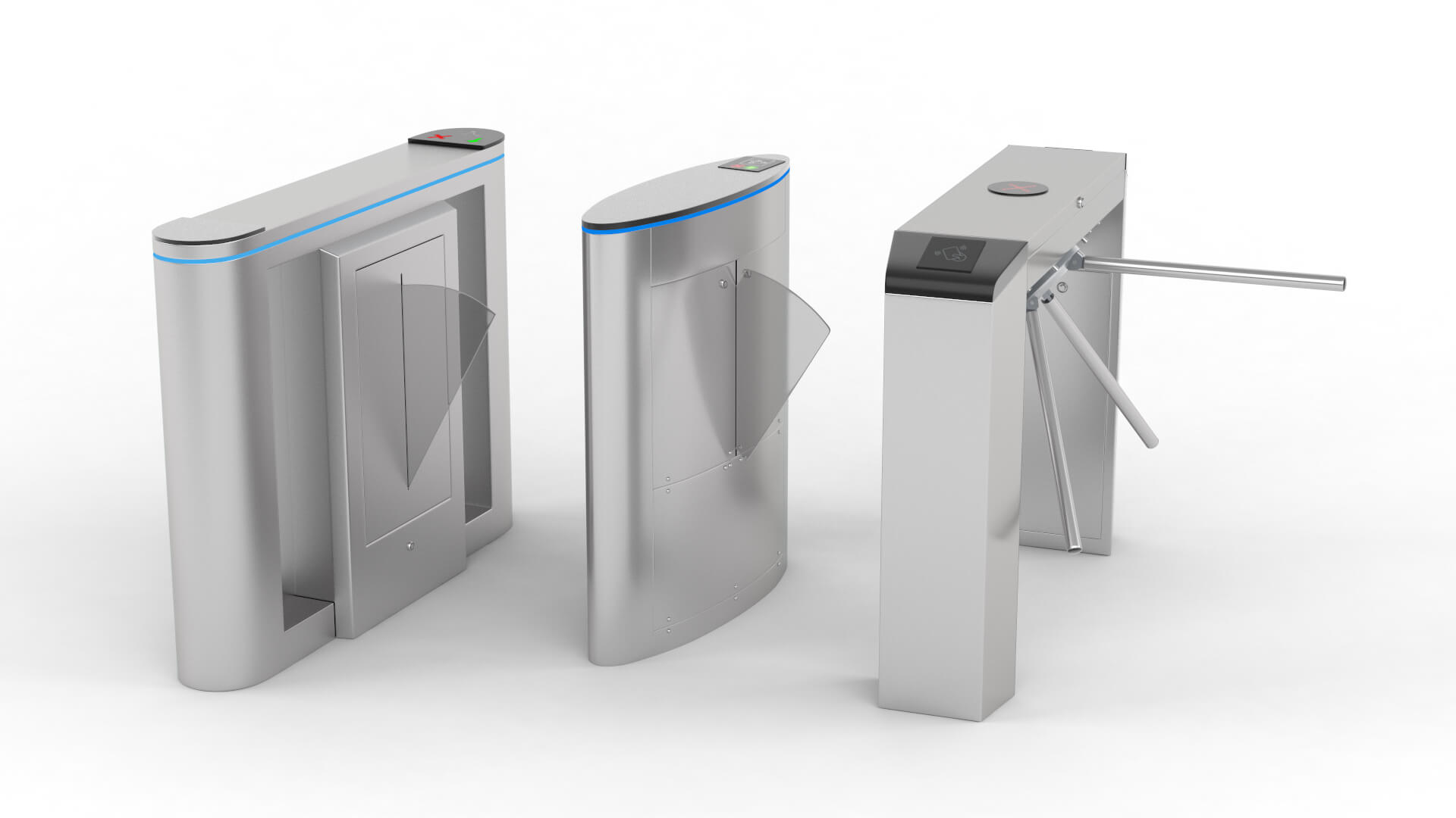 Turnstile Gate Collection 3D Model