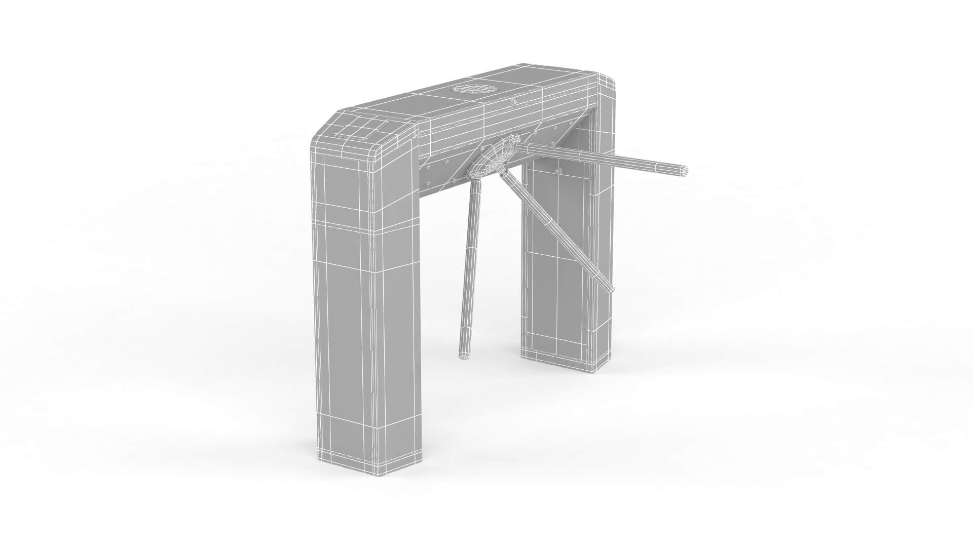 Turnstile Gate Collection 3D Model