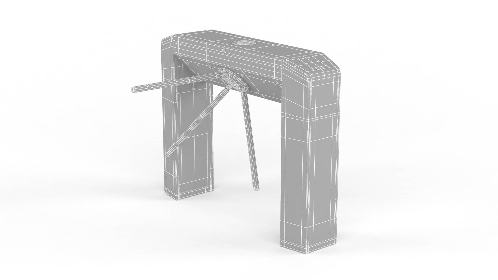 Turnstile Gate Collection 3D Model