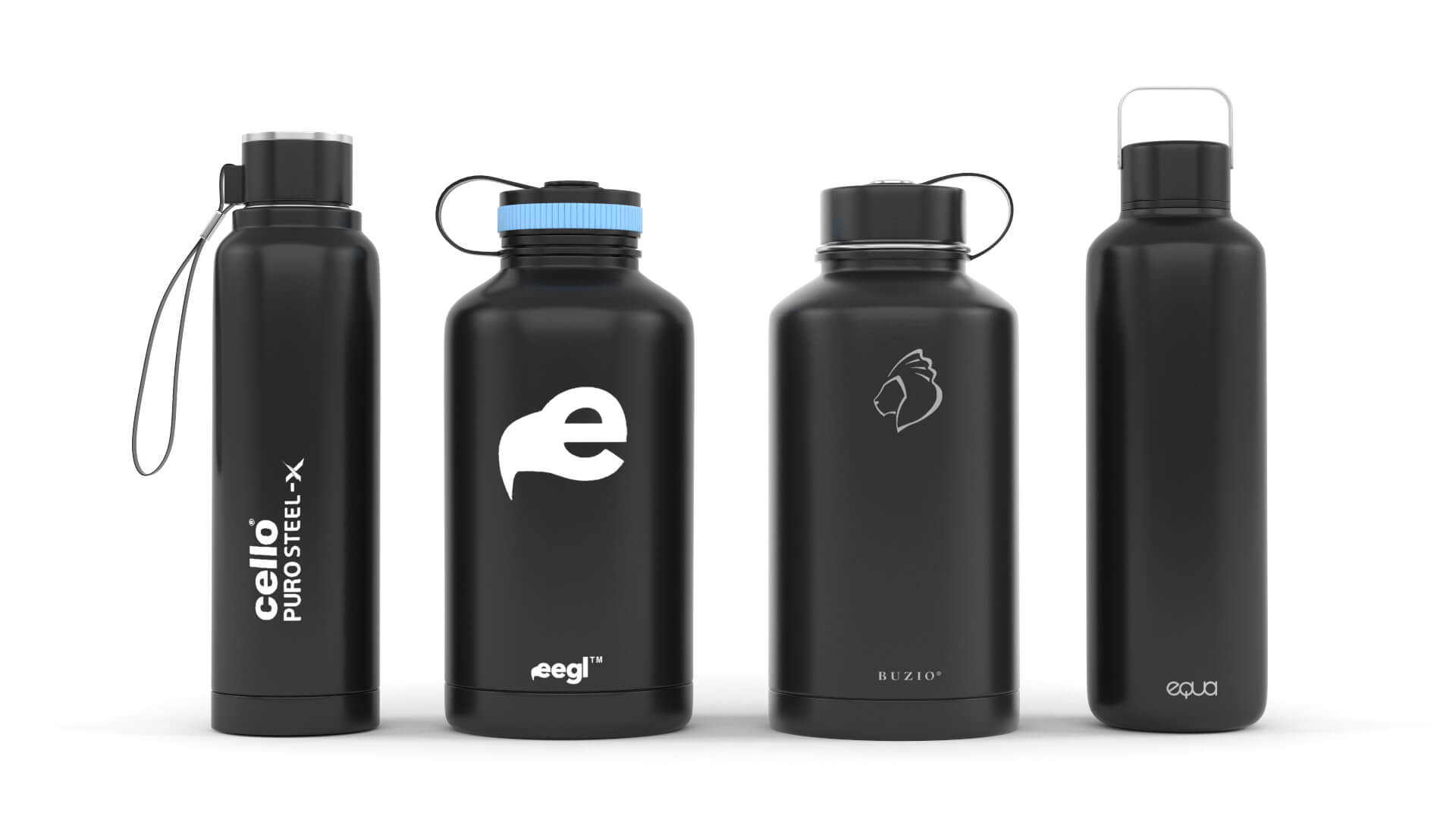Water Bottle Collection 3D Model