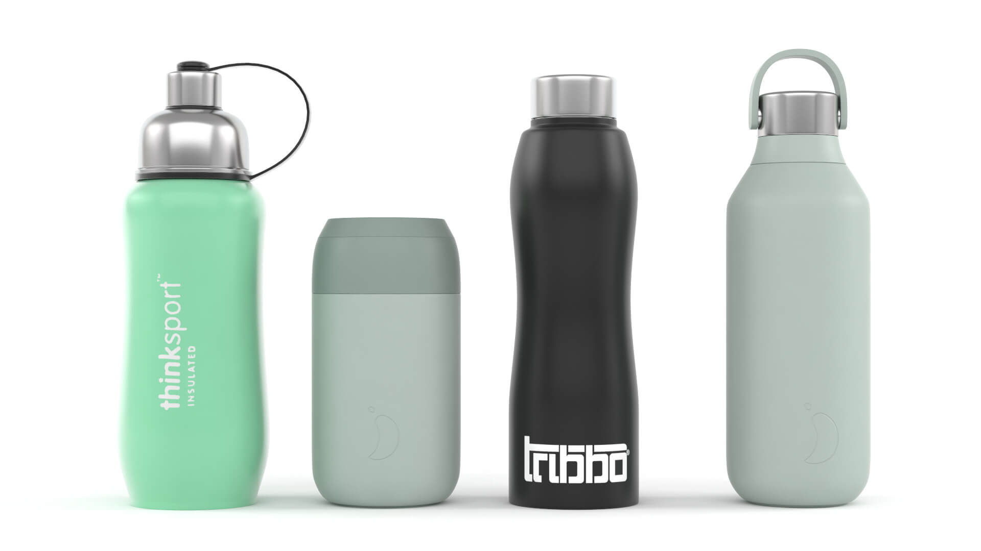 Water Bottle Collection 3D Model