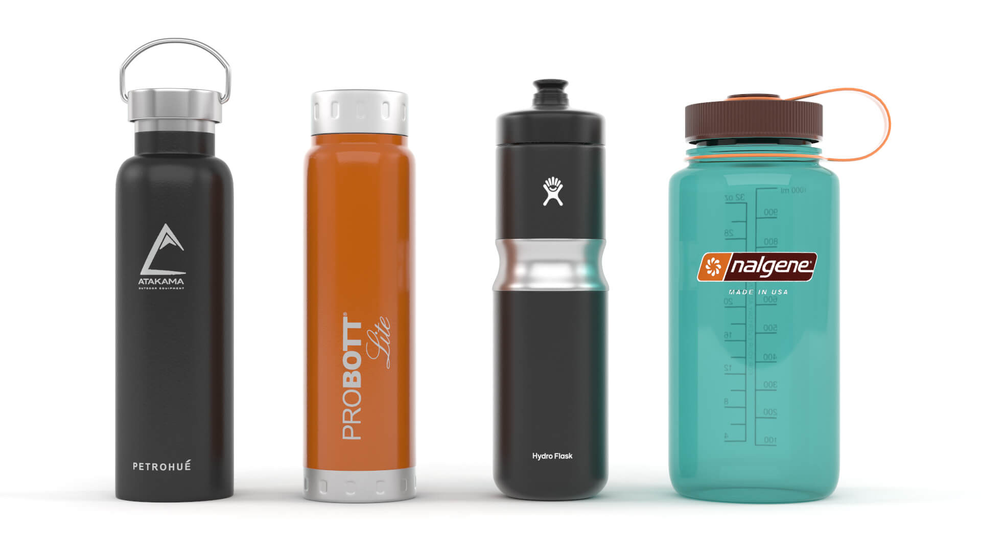 Water Bottle Collection 3D Model