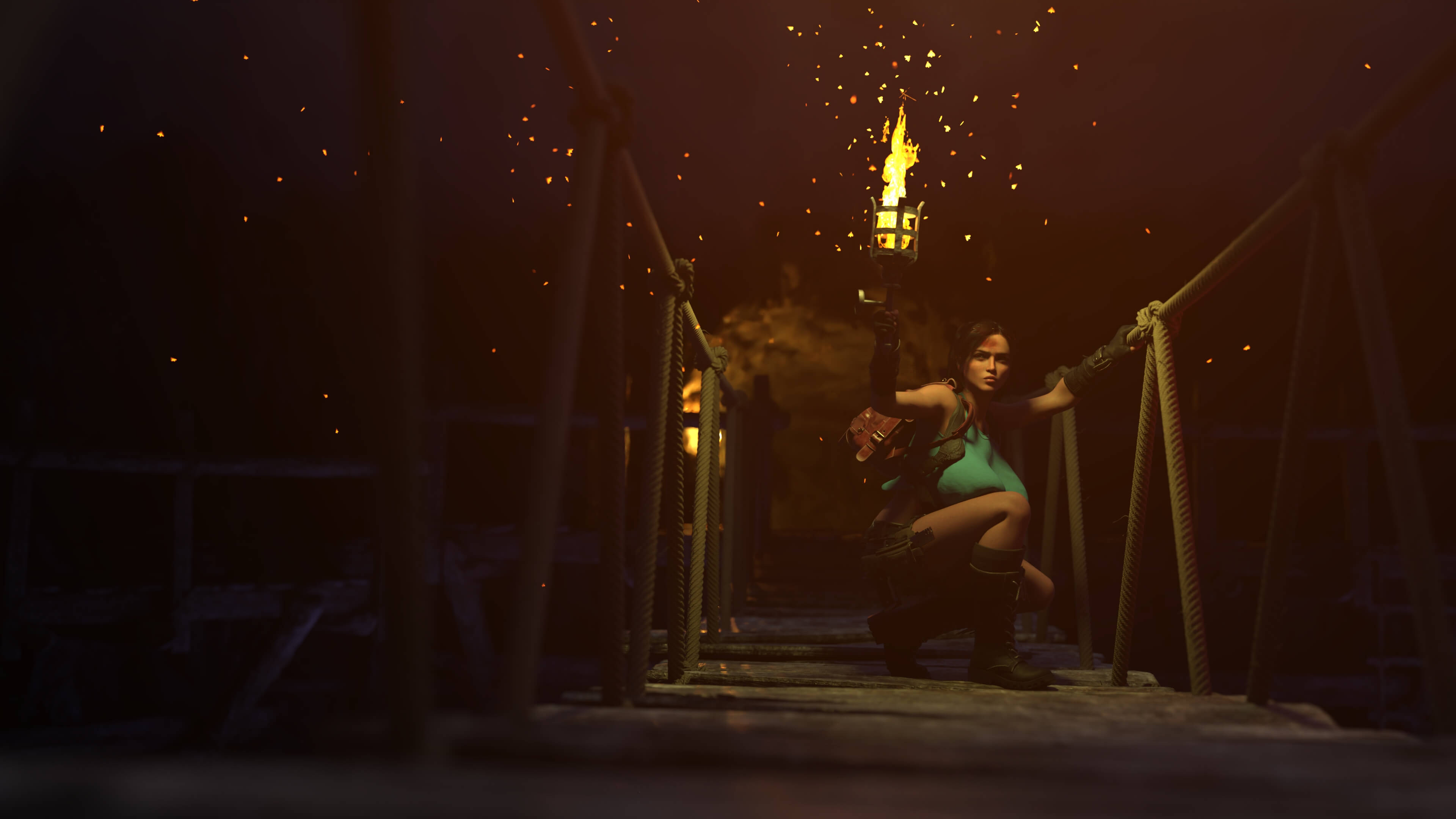 Lara & Mine 3D Render, Digital Artwork by jedimangia
