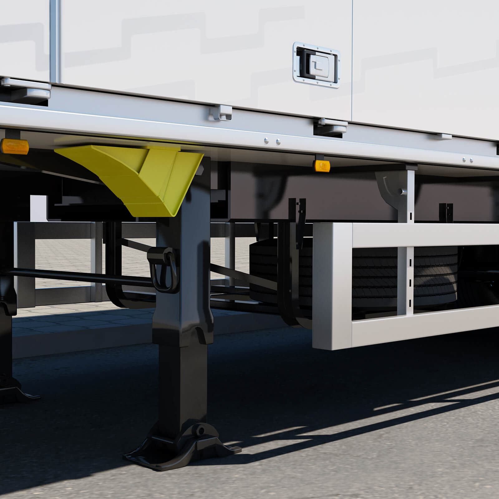EuroTruck with Semi-Trailer 3D Model
