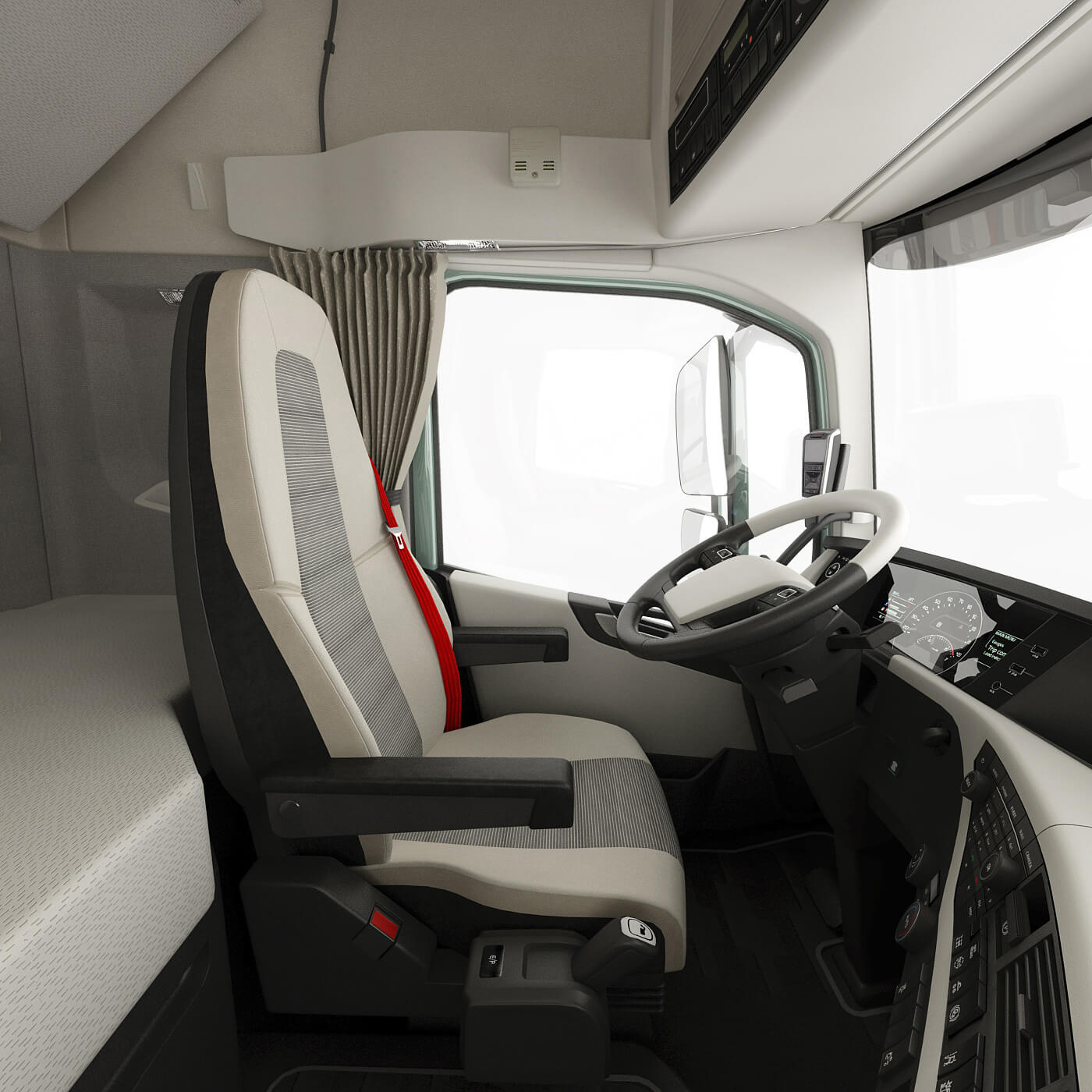 EuroTruck with Semi-Trailer 3D Model