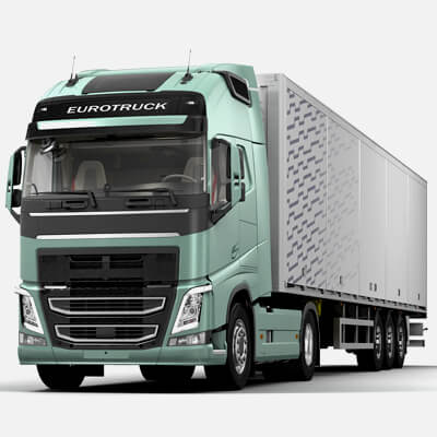 EuroTruck with Semi-Trailer