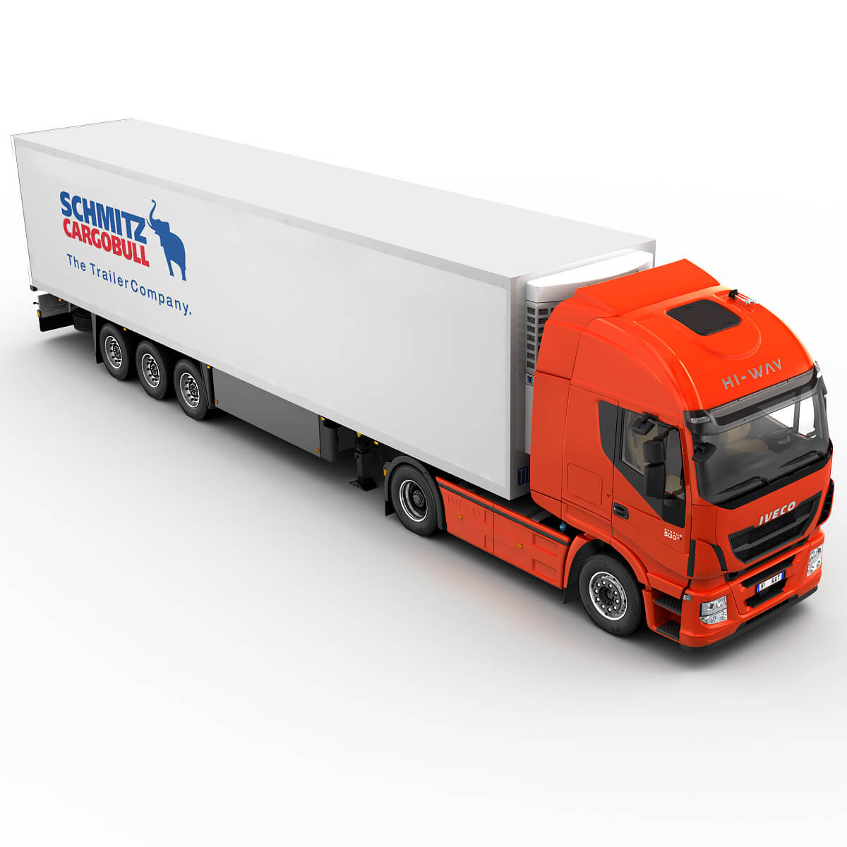 Iveco Stralis Hi-Way 2013 3D Model