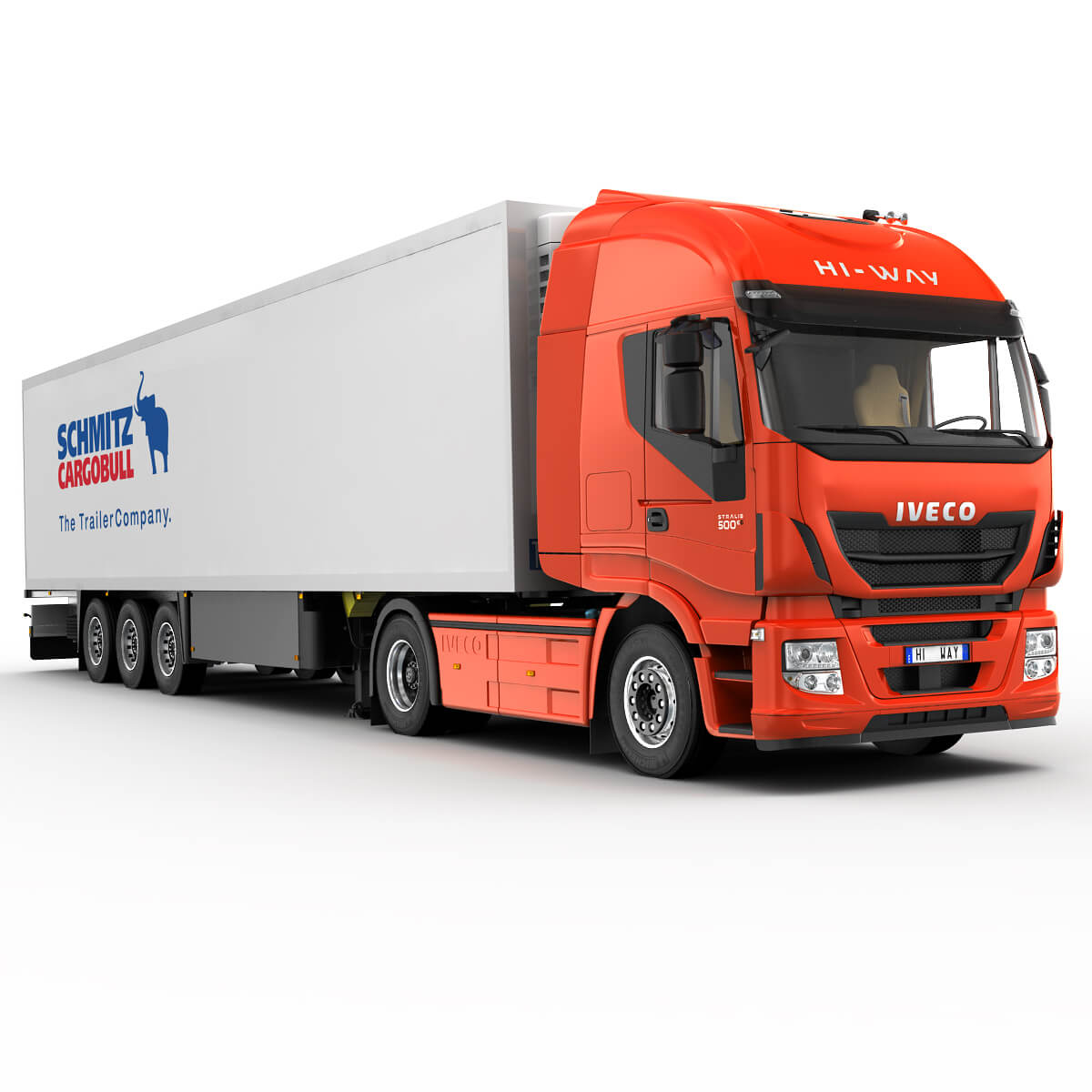 Iveco Stralis Hi-Way 2013 3D Model