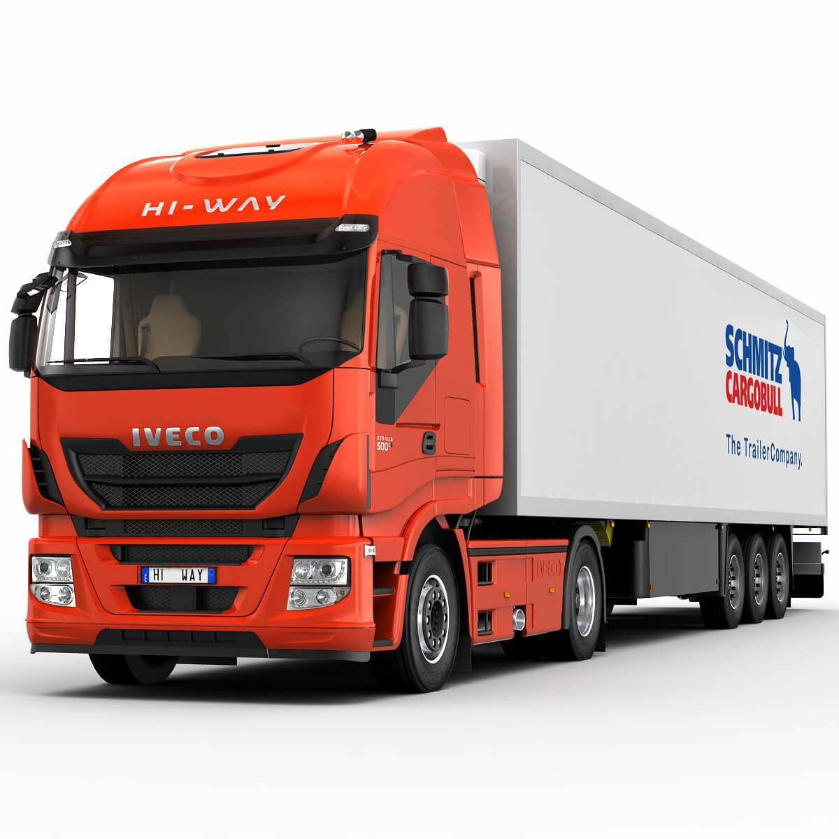 Iveco Stralis Hi-Way 2013 3D Model