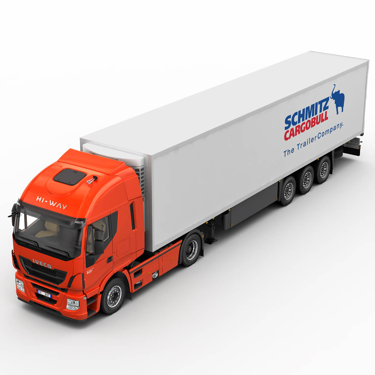 Iveco Stralis Hi-Way 2013 3D Model