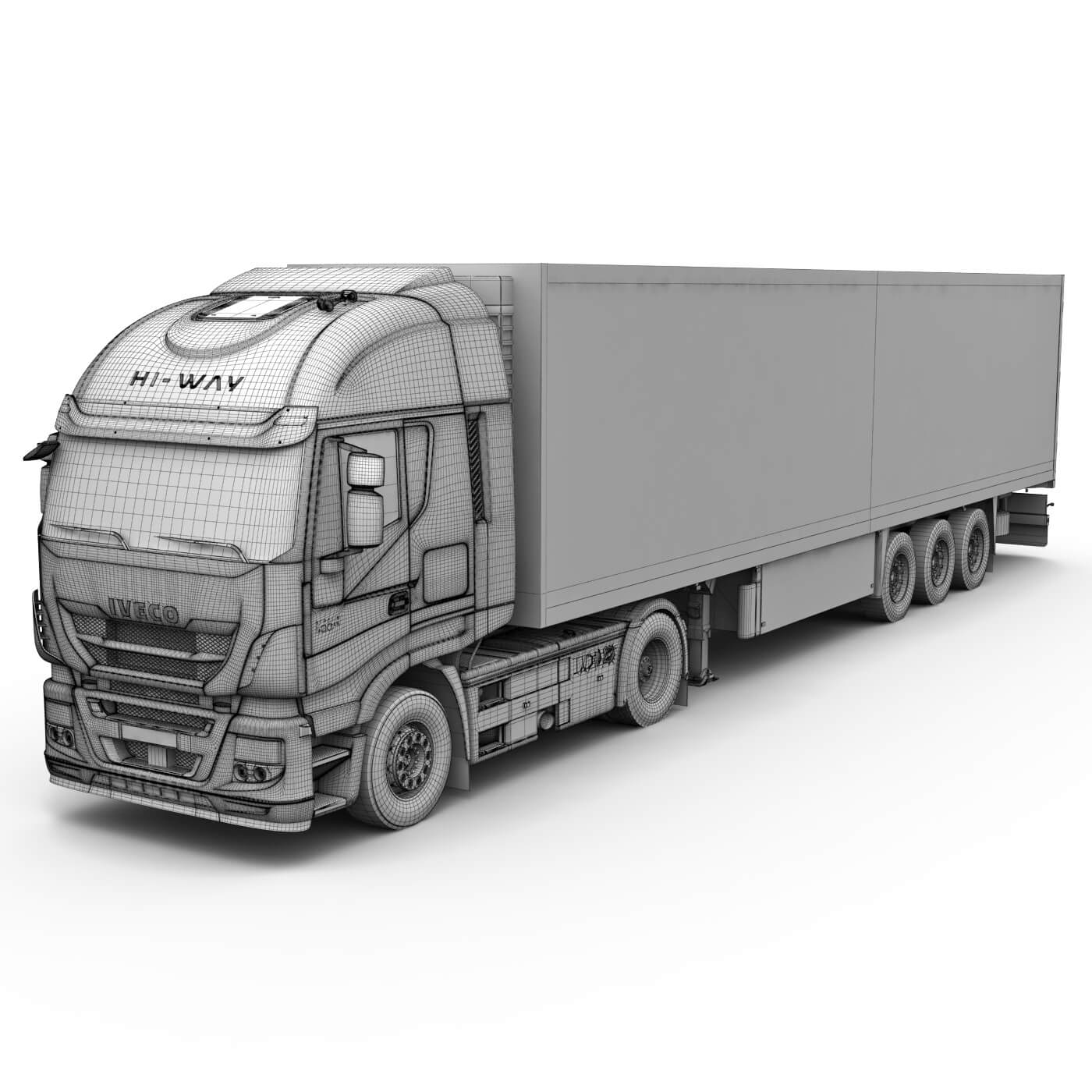 Iveco Stralis Hi-Way 2013 3D Model