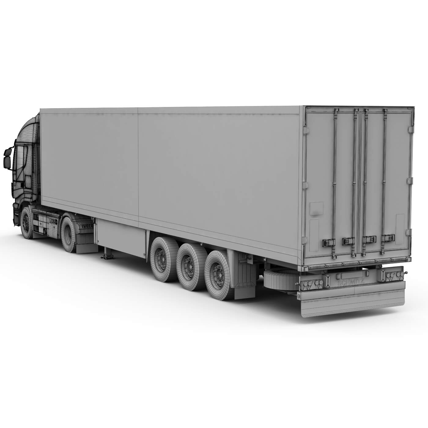 Iveco Stralis Hi-Way 2013 3D Model