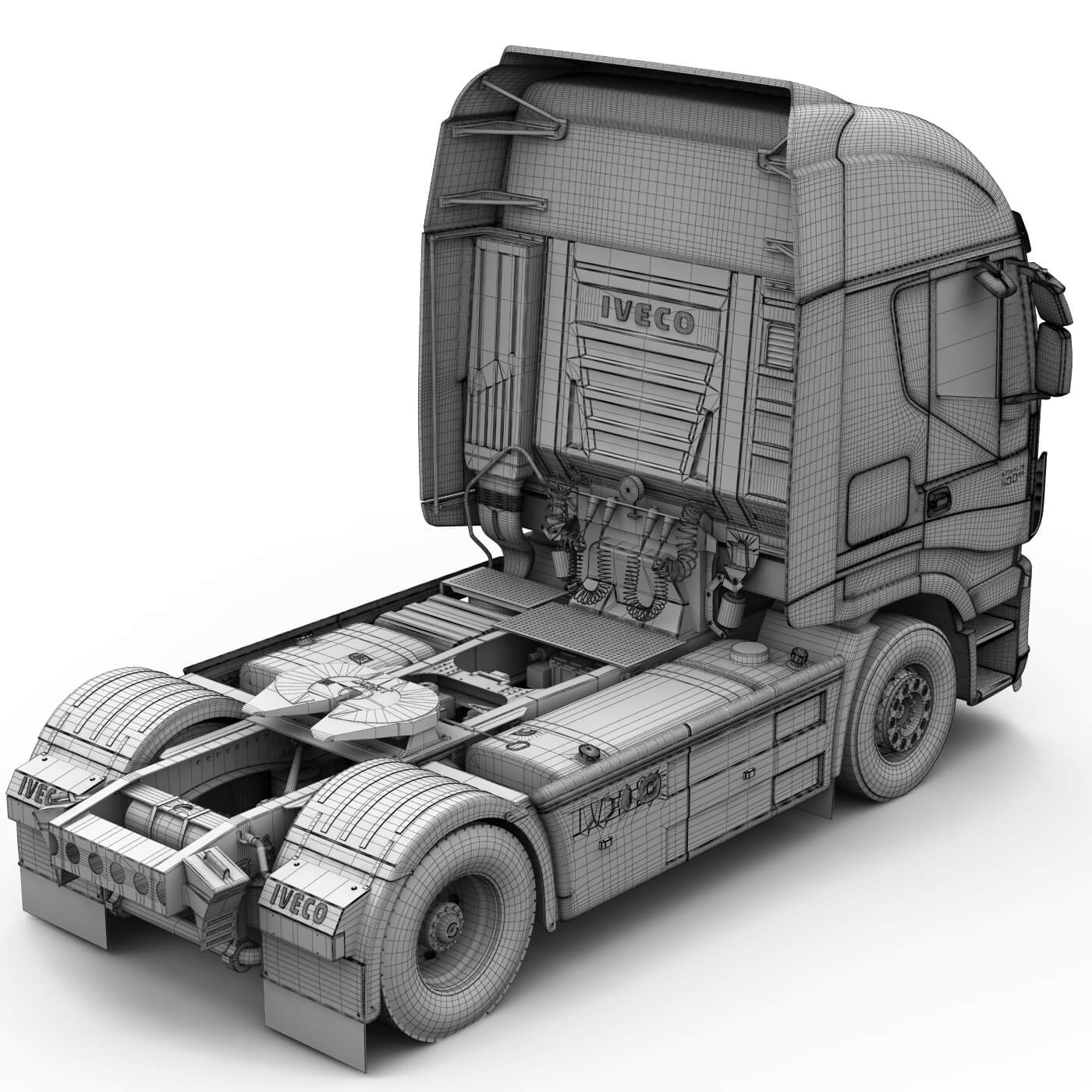 Iveco Stralis Hi-Way 2013 3D Model