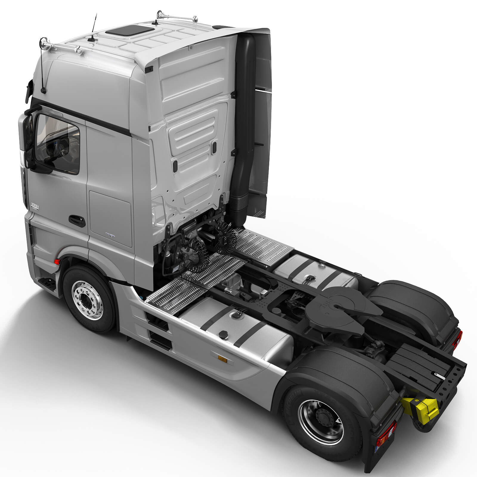 Mercedes Actros 2011 Trailer 3D Model