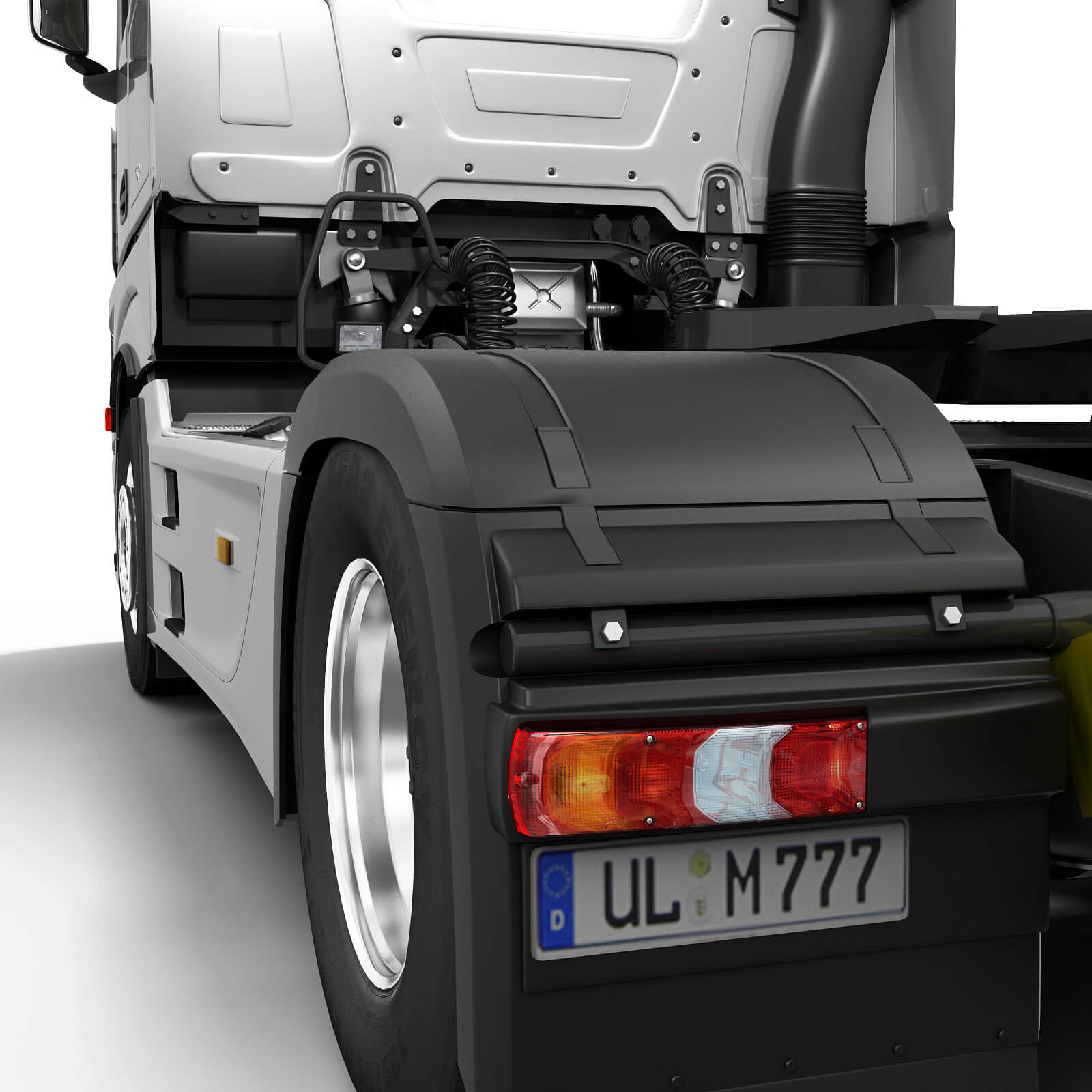 Mercedes Actros 2011 Trailer 3D Model