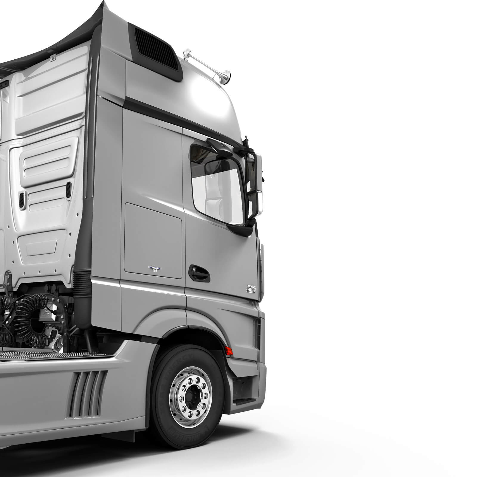 Mercedes Actros 2011 Trailer 3D Model