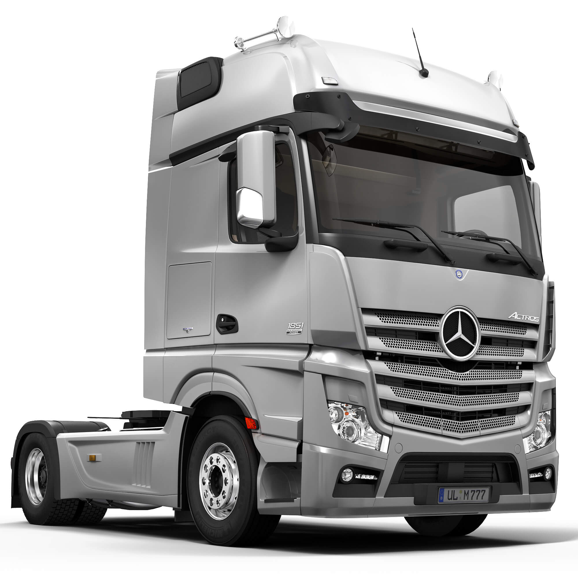Mercedes Actros 2011 Trailer 3D Model