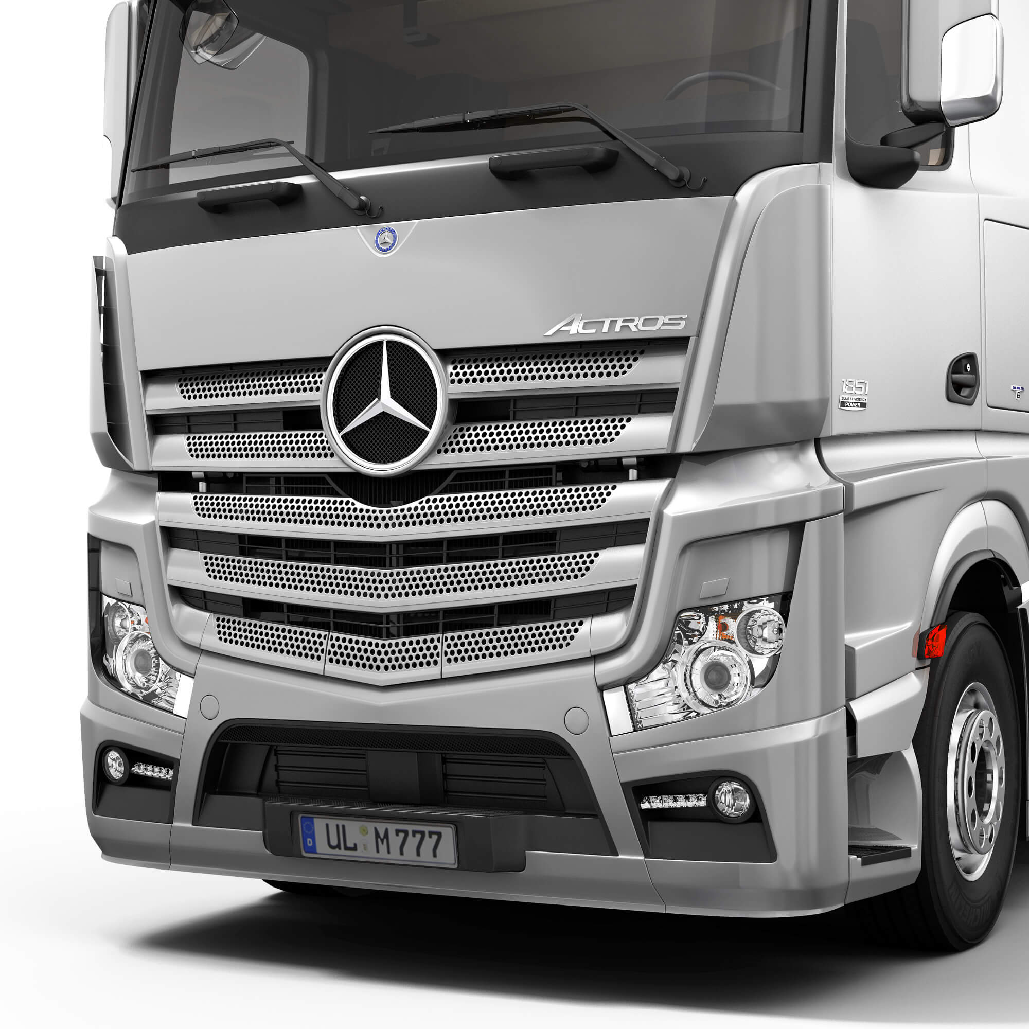 Mercedes Actros 2011 Trailer 3D Model
