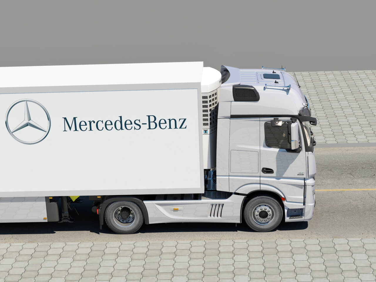 Mercedes Actros 2011 Trailer 3D Model