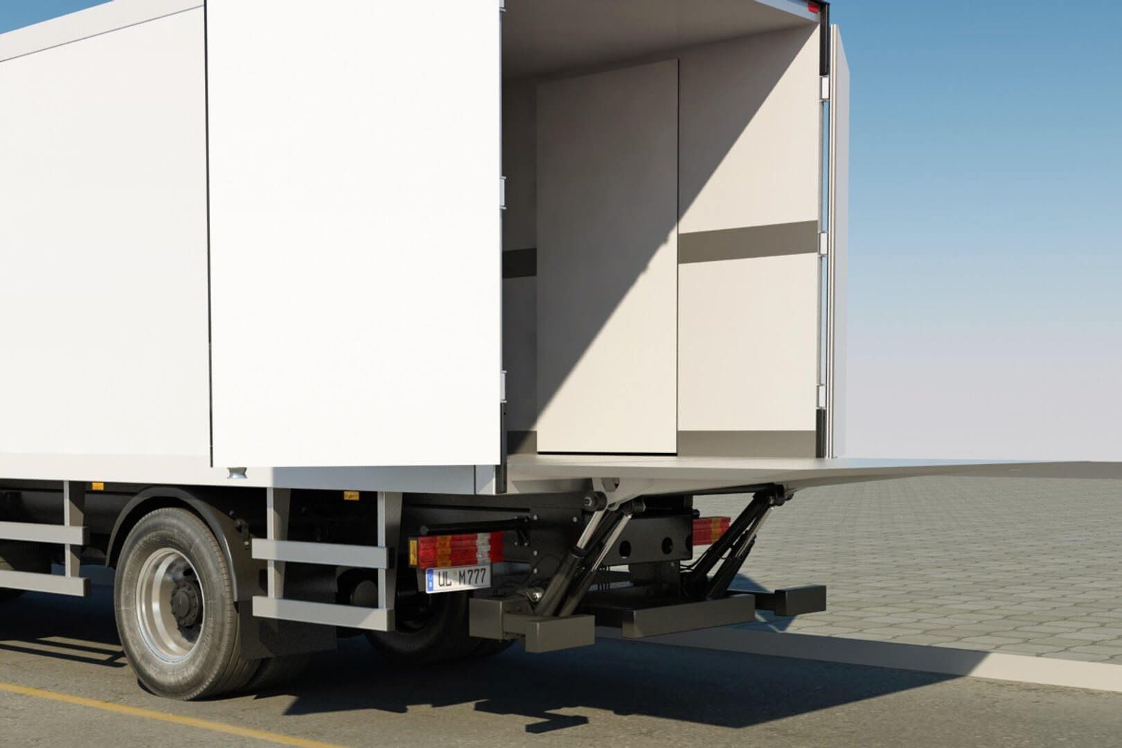Mercedes Axor Box Truck 3D Model