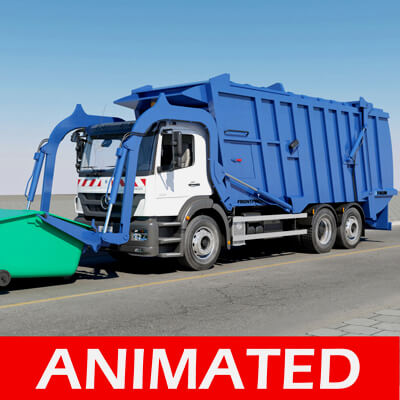 Mercedes Axor Garbage Animated