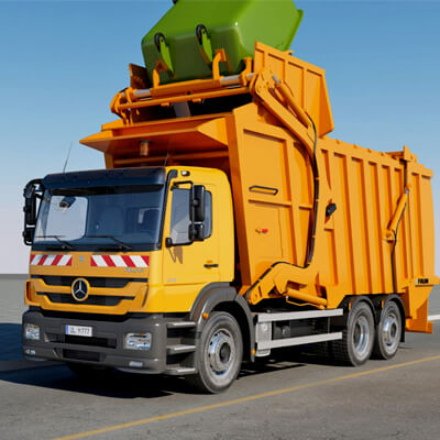 Mercedes Axor Garbage Truck