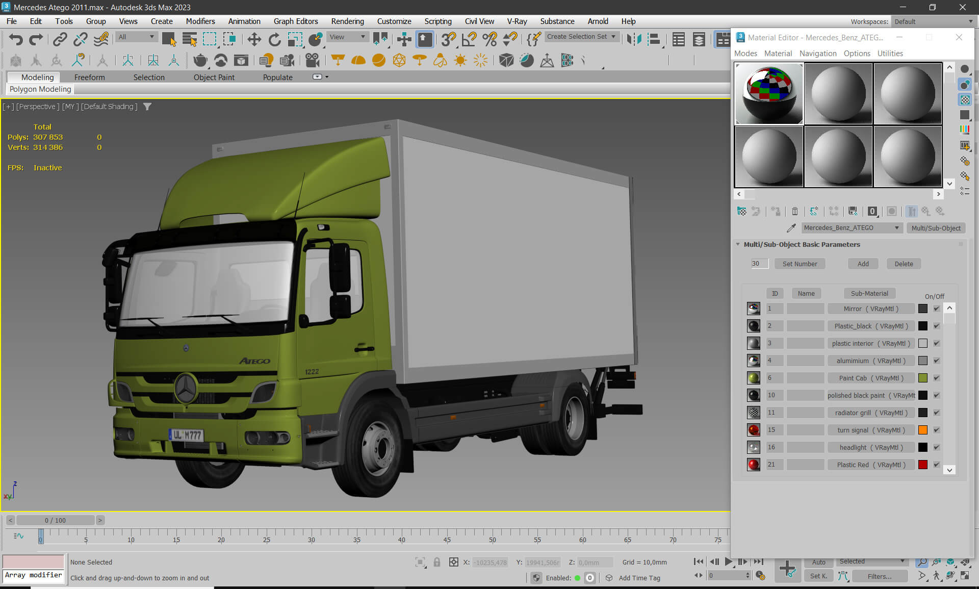 Mercedes-Benz Atego 3D Model