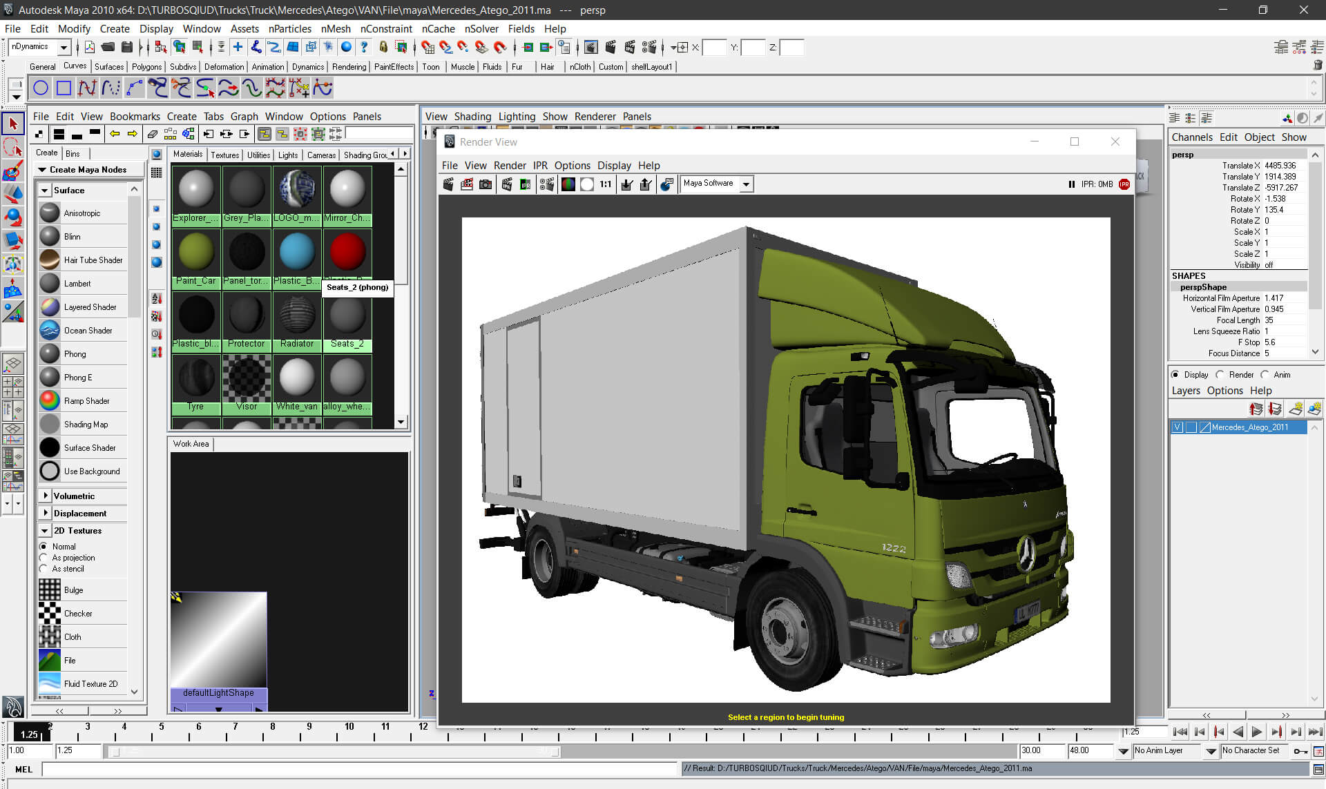 Mercedes-Benz Atego 3D Model