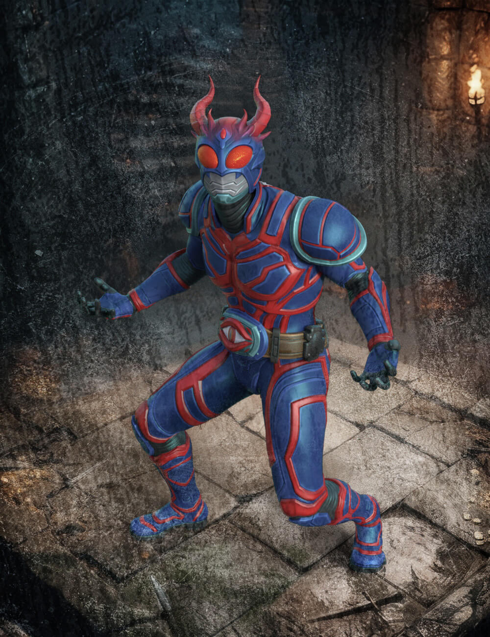 Budon Rider for Genesis 8 Male Daz Content