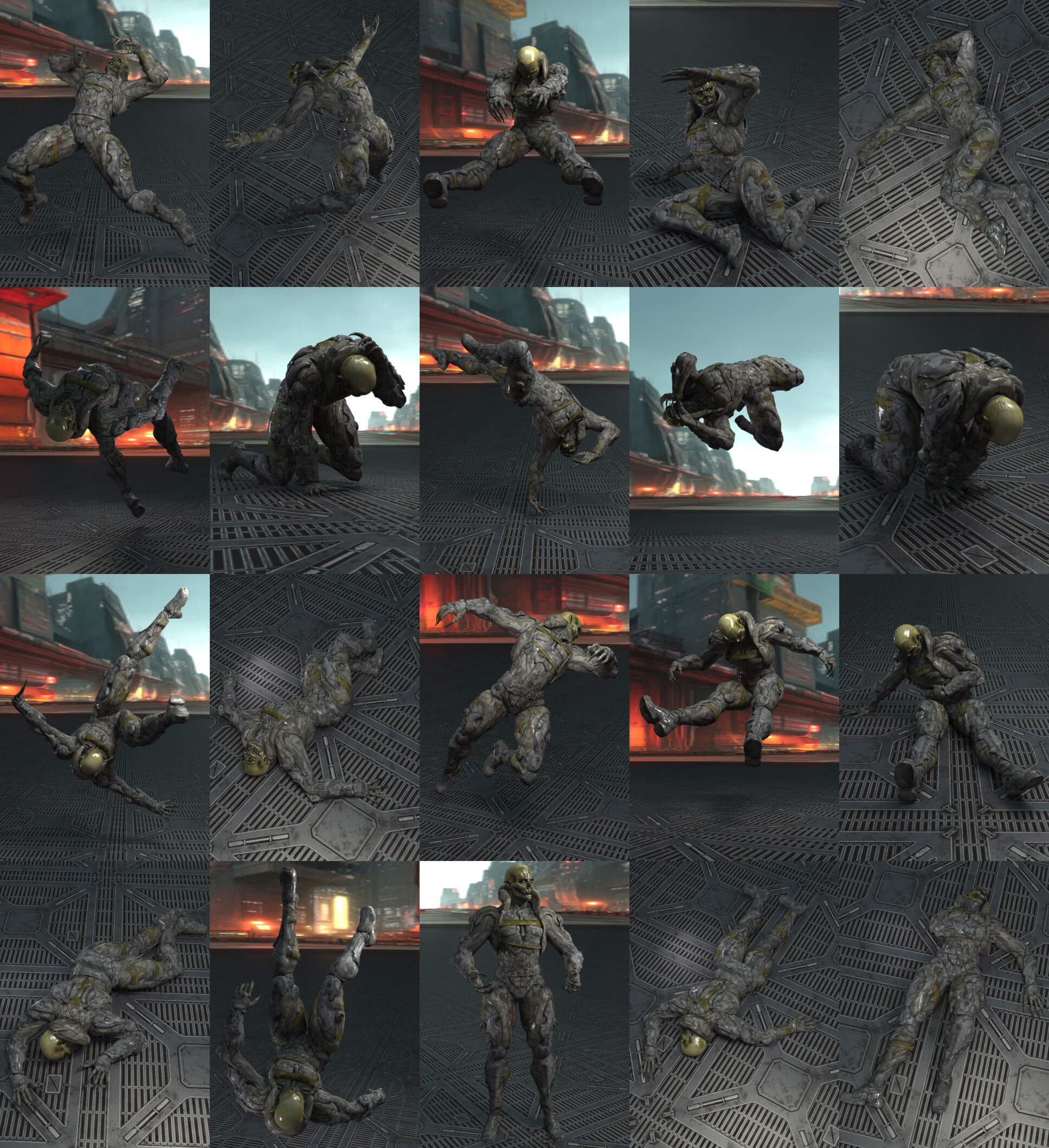 "Demon Armor" for Poser Compatible DAZ3D Daz Content