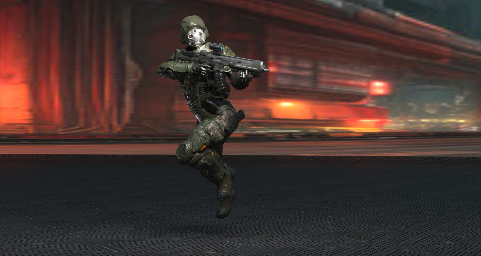 Female Special Forces Soldier Work in Progress 3D Render, Digital Artwork by Jibicoco