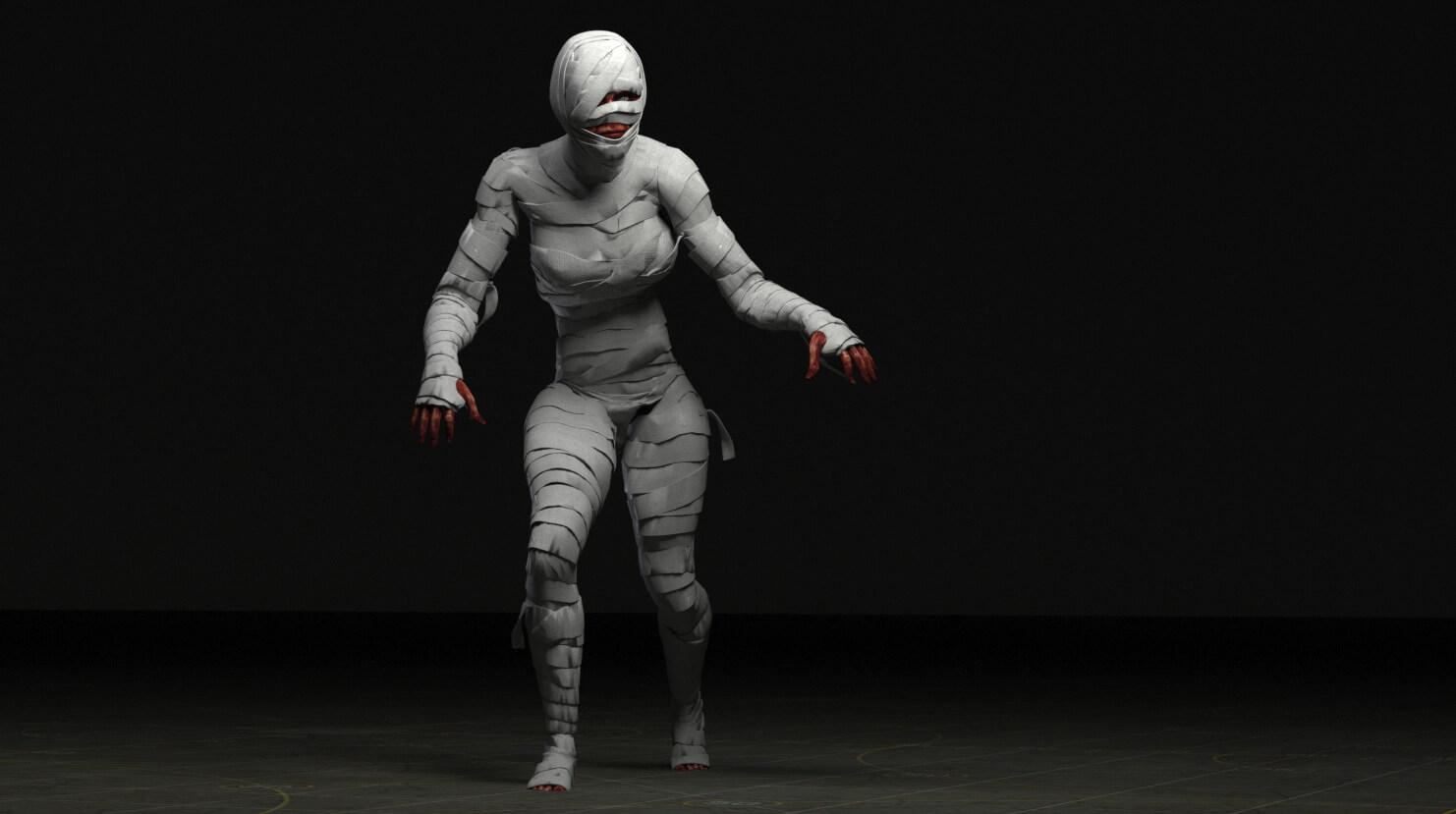 Mummy or Freya for Poser Compatible Daz3D Daz Content